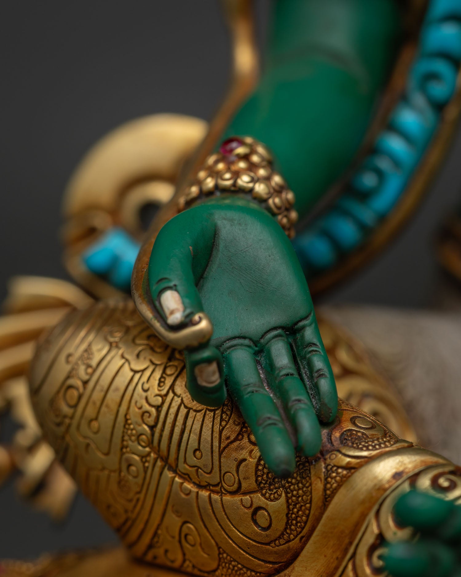 Mother Green Tara Statue | Invite Spiritual Harmony & Tranquility Home