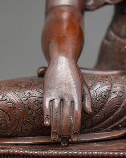 Tibetan Shakyamuni Buddha – Sacred Enlightenment Sculpture