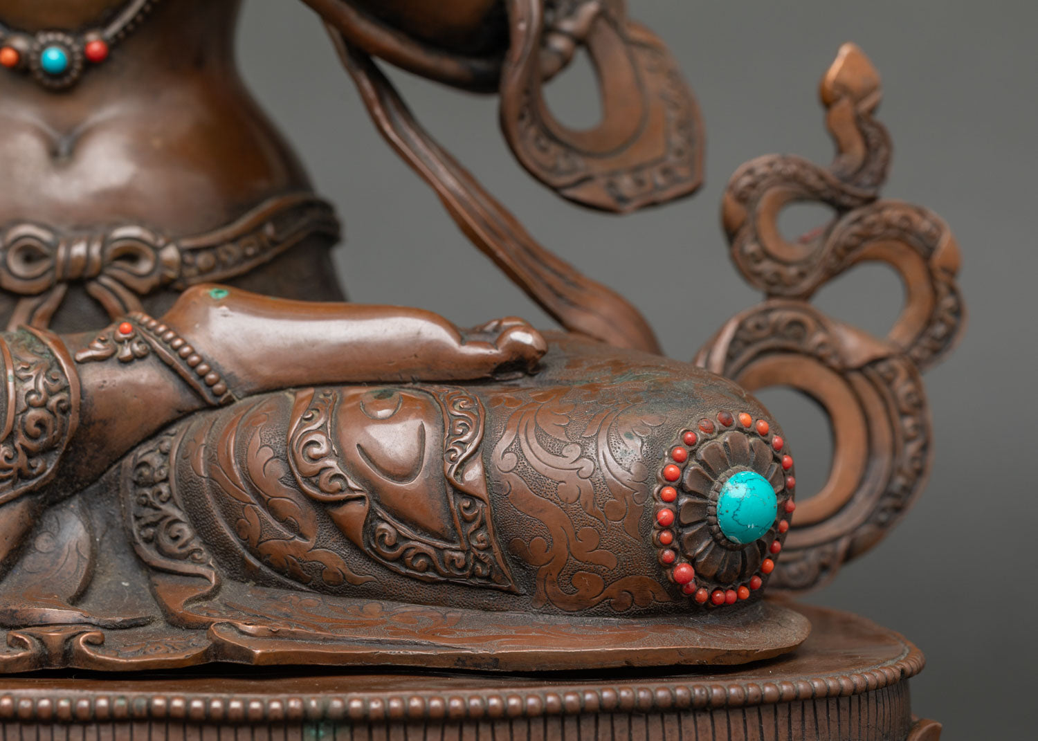 Manjushree – Nepalese Artisan Oxidized Copper Sculpture