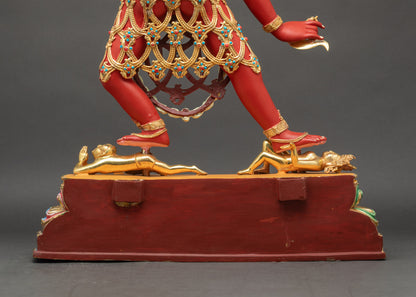 Red Vajrayogini Statue | Authentic Tibetan Buddhist Artwork