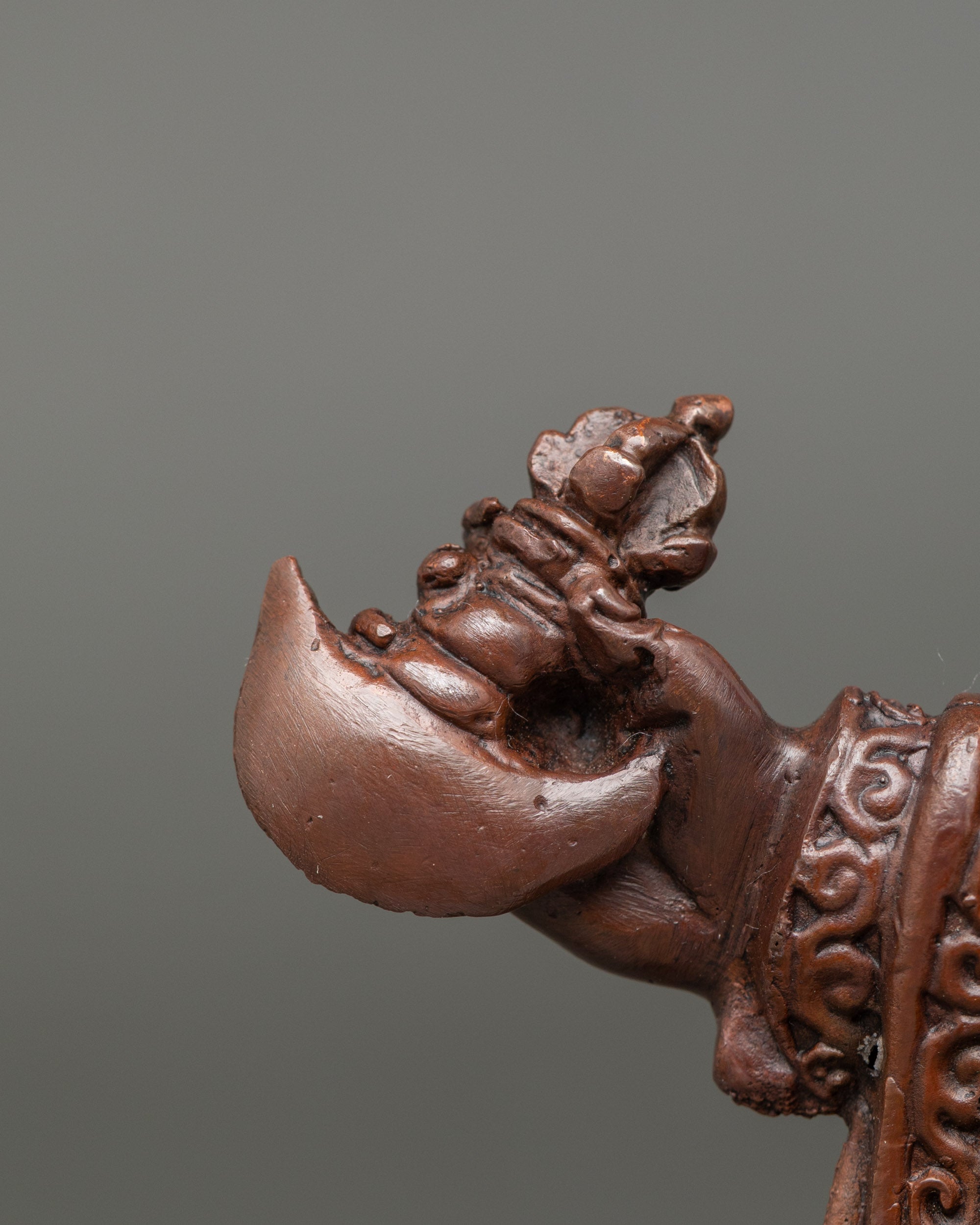 Mahakala Bernagchen Figurine | Wrathful Spiritual Protector from Nepal