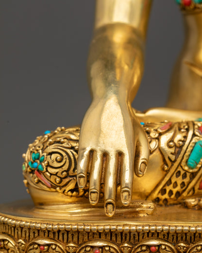 Enlightened Buddha Shakyamuni Statue from Nepal | Sage of the Shakyas