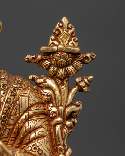 Tsong Khapa Statue Set | Tibetan Buddhist Teacher with Two Disciples