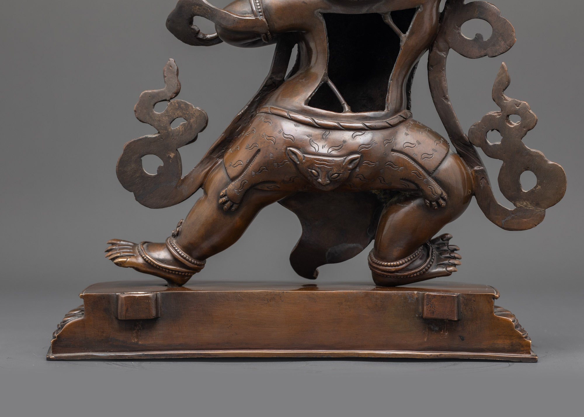 Handcrafted Oxidized Vajrapani Statue | Traditional Nepalese Sculpture