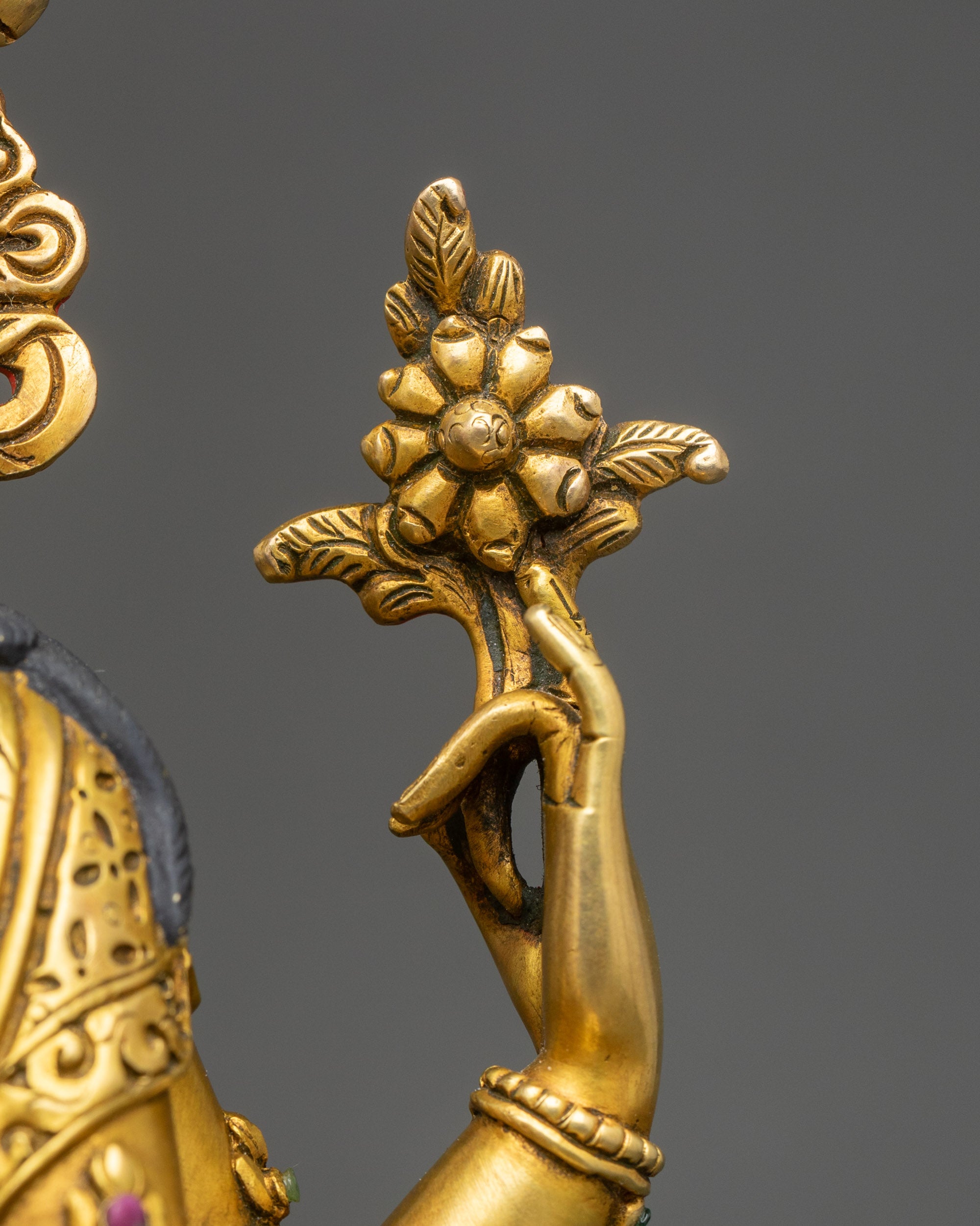 Bodhisattva Chenrezig Statue | 24K Gold Guaranteed Sculpture