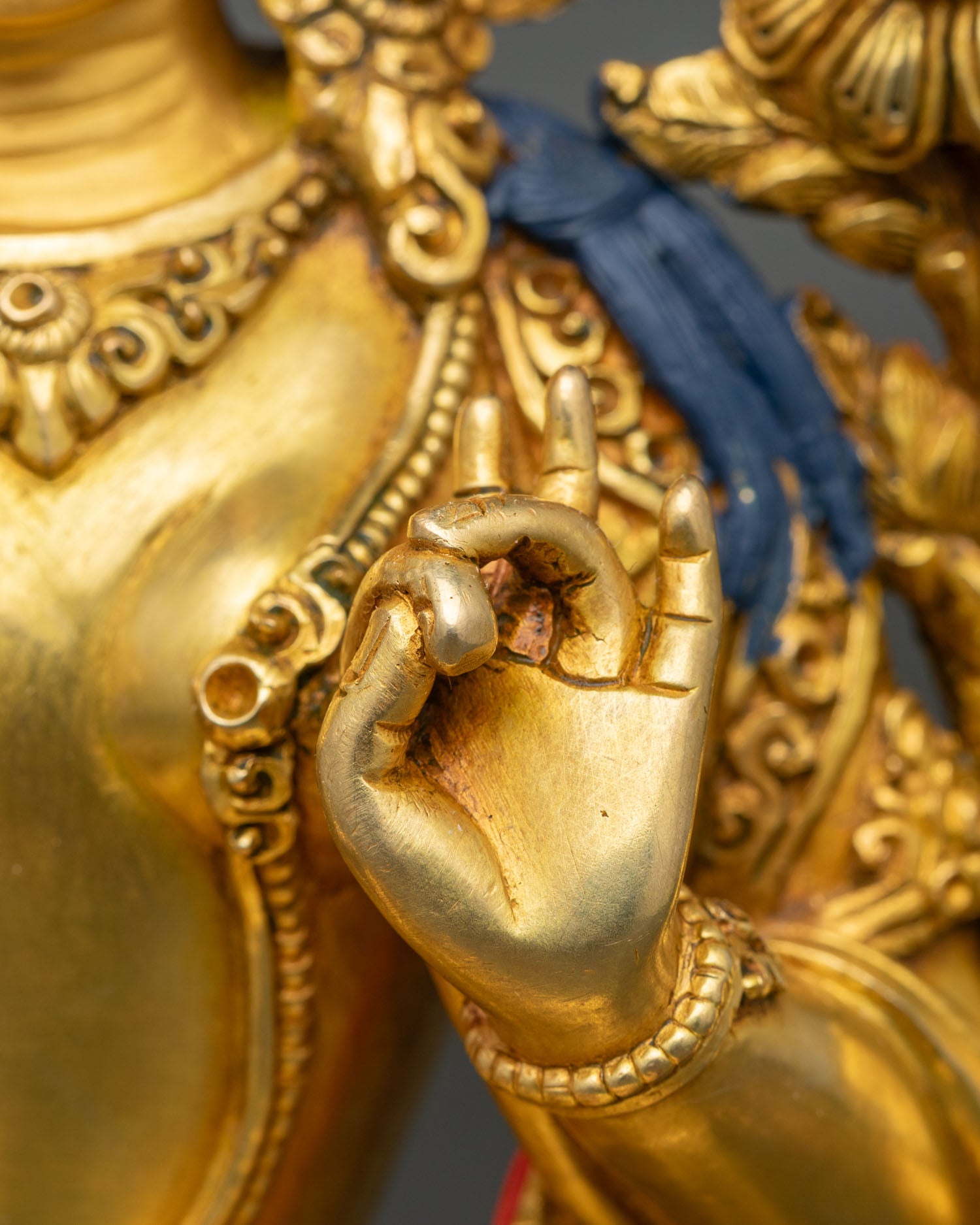Beautiful Green Tara Statue for Spiritual Blessing