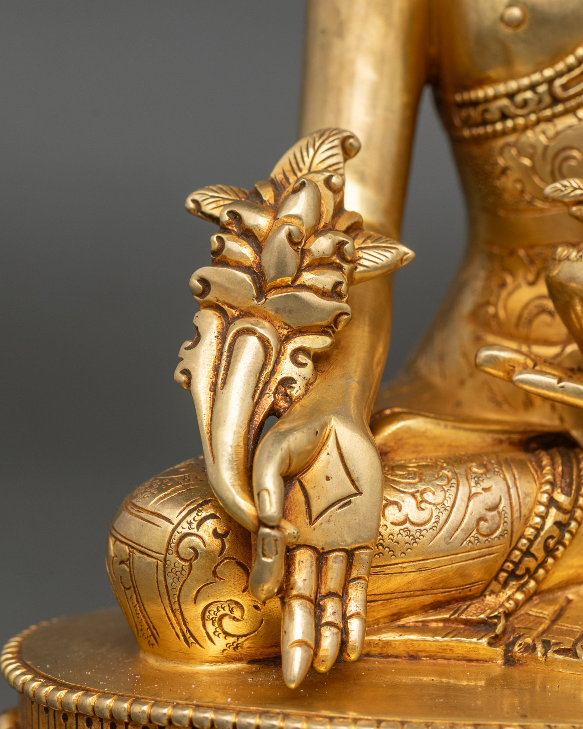 Tibetan Medicine Buddha Statue | Handcrafted Buddhist Figurine