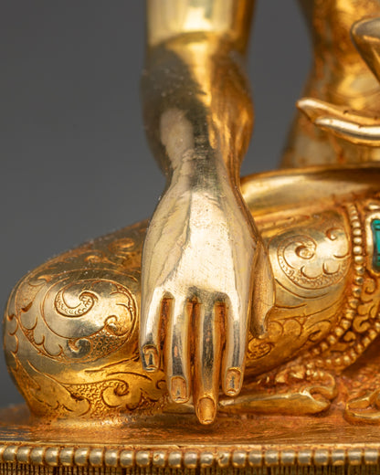 Nepalese Shakyamuni Buddha Statue | Sacred Buddhist Decor