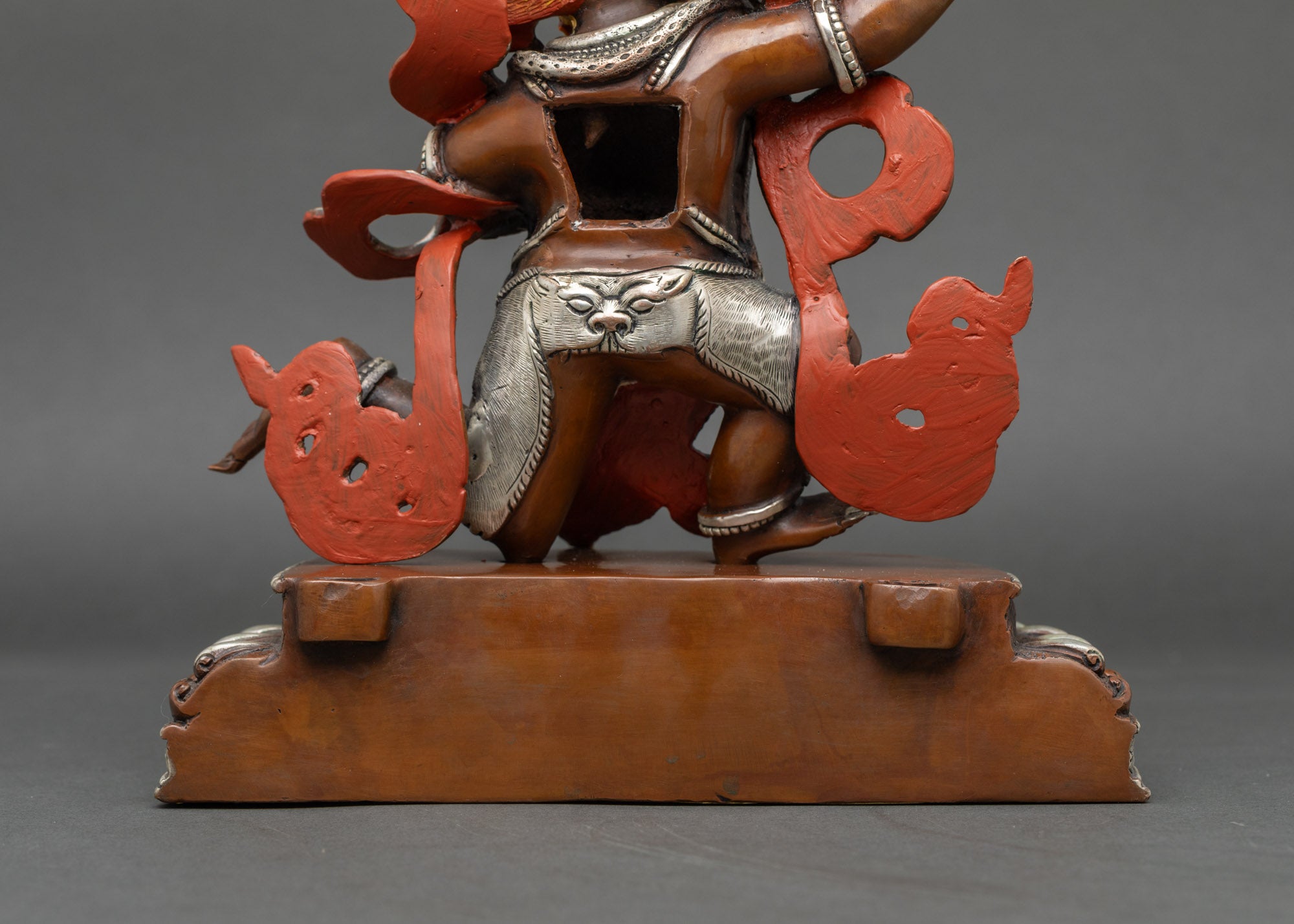 Achala Buddhist Protector Figurine | Handcrafted Copper Statue Nepal