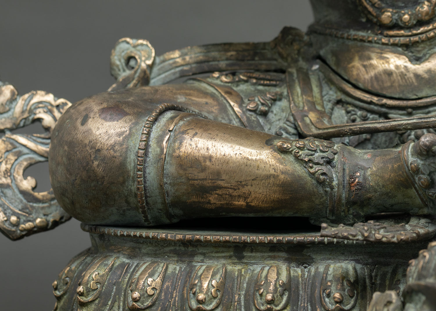 Antique Finished Vajradhara Statue | Handmade Bronze Sculpture