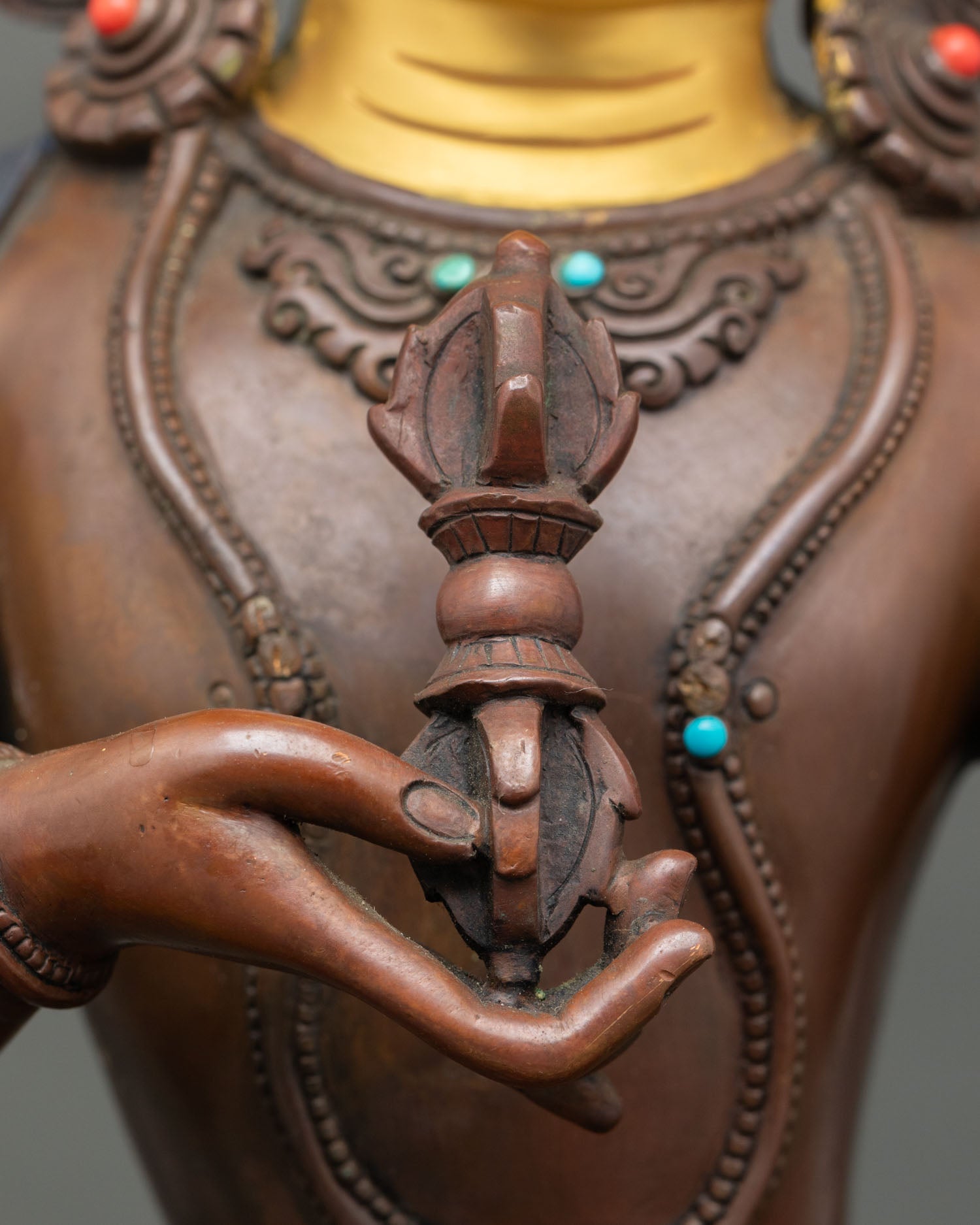 Authentic Vajrasattva Statue | Copper Buddhist Sculpture
