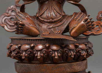 Vajradhaka Sculpture| Handmade Buddhist Incense Burner Statue