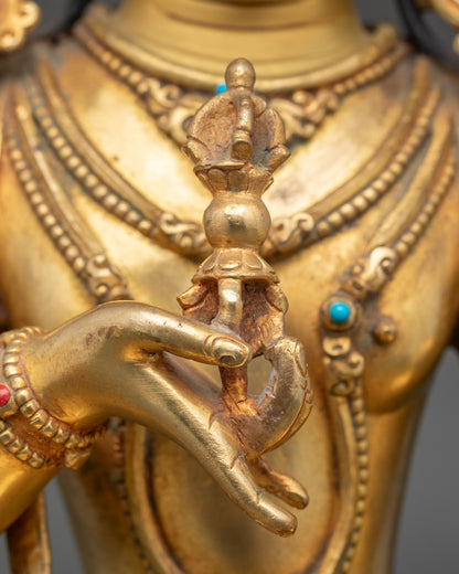 Vajrasattva Altar Statue | Traditional Himalayan Buddhist Figurine