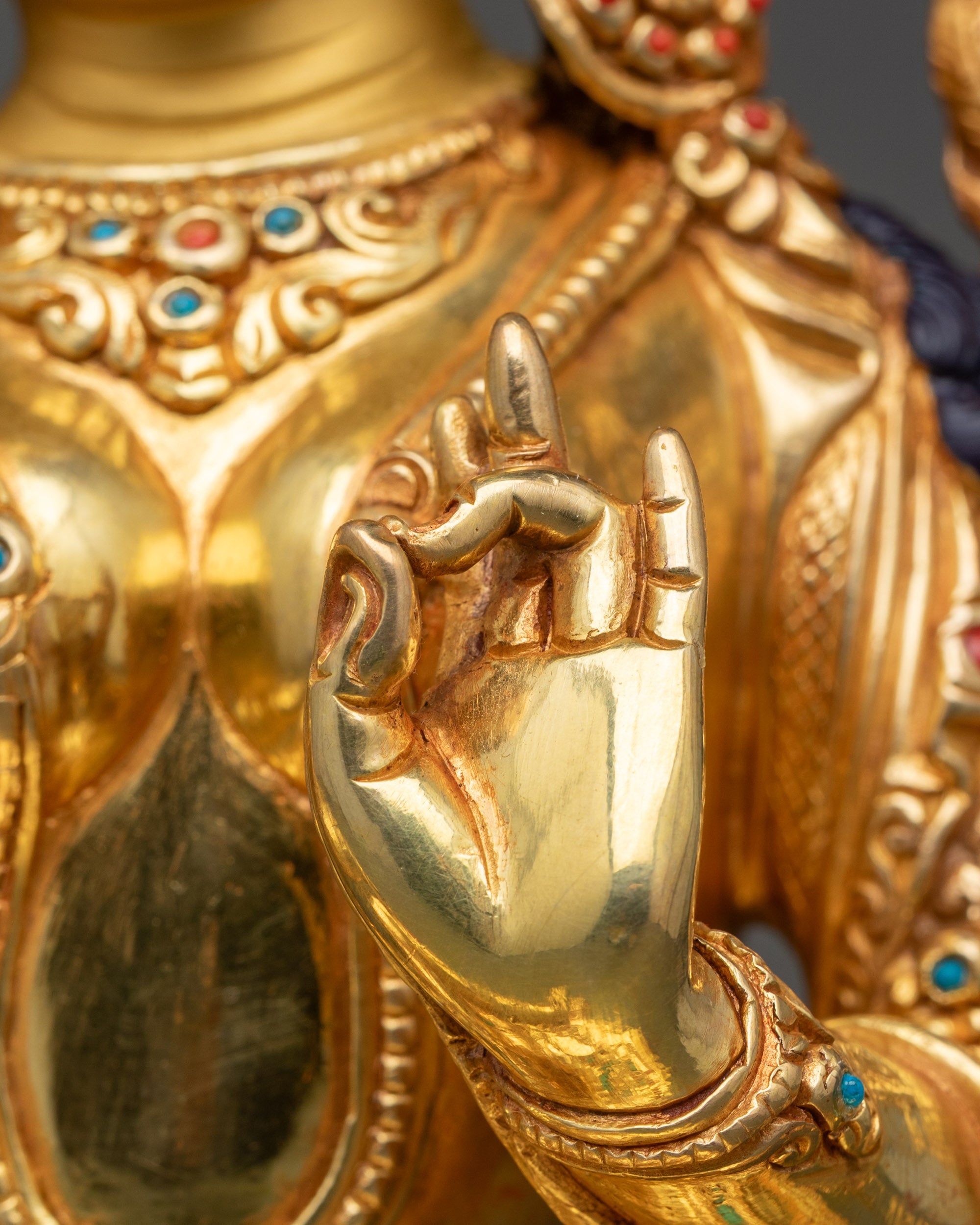 Goddess Green Tara Statue | Traditional Nepali Craftsmanship