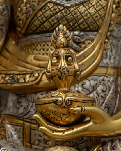 Guru Rinpoche Statue Handcrafted in Nepal | The Second Buddha of Tibet