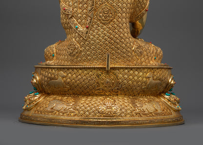Historical Shakyamuni Buddha Statue | Spiritual Decor for Sacred Space