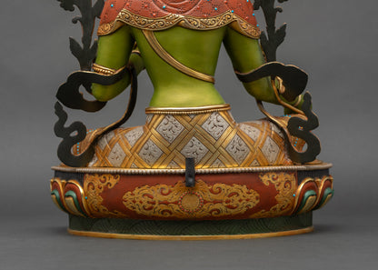 Green Tara Statue for Home & Altar | Spiritual Buddhist Art