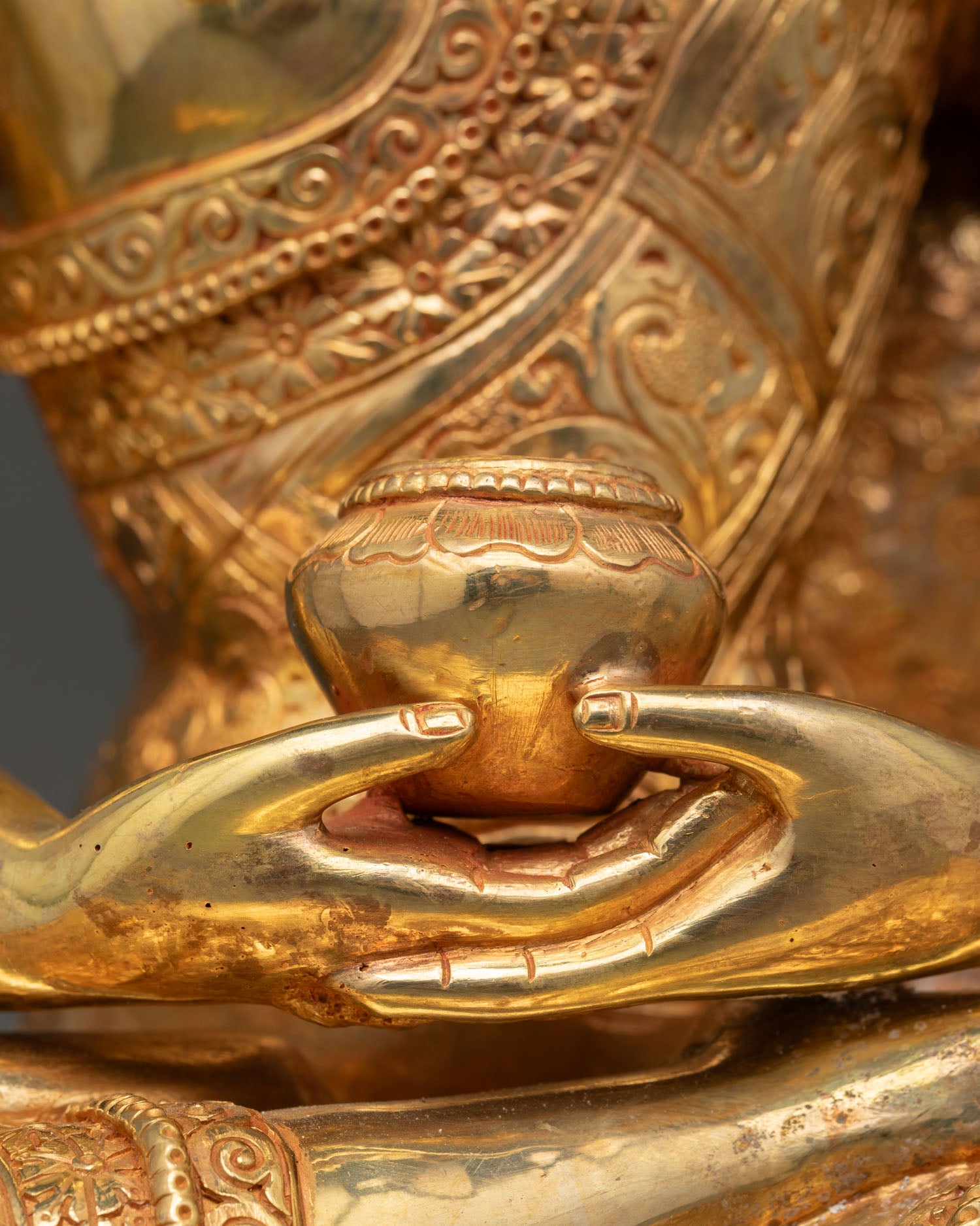 Handmade Amitabha Buddha Statue - Symbol of infinite light