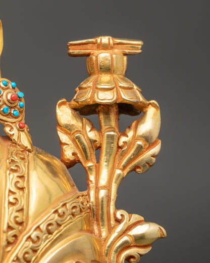 Tibetan Jigme Lingpa Buddha Statue for Home Decor