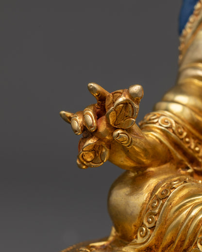 Precious Guru Padmasambhava Statue | Hand-Carved Buddhist Artwork