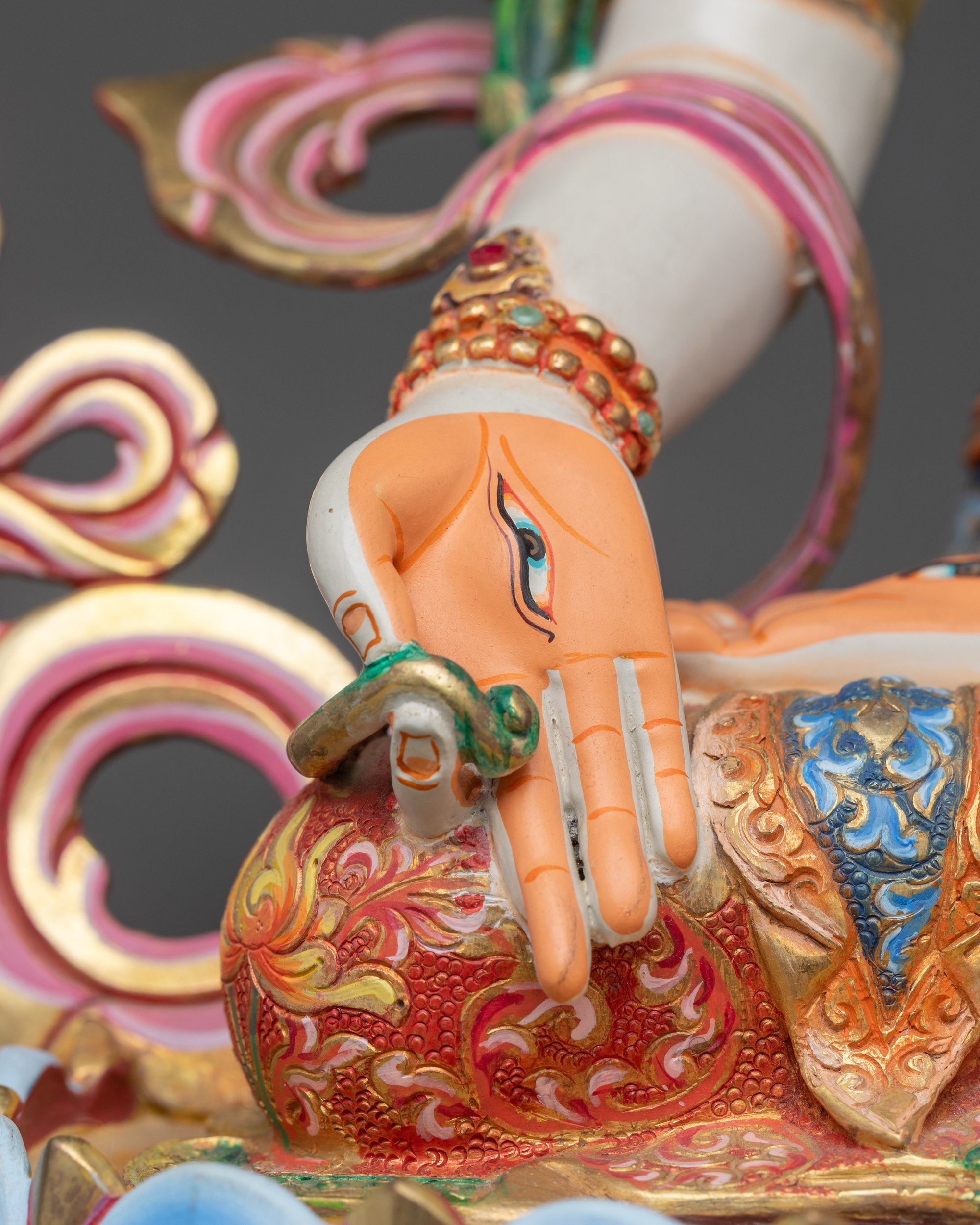 Tibetan White Sita Tara Statue | Buddhist Figurine for Sacred Spaces