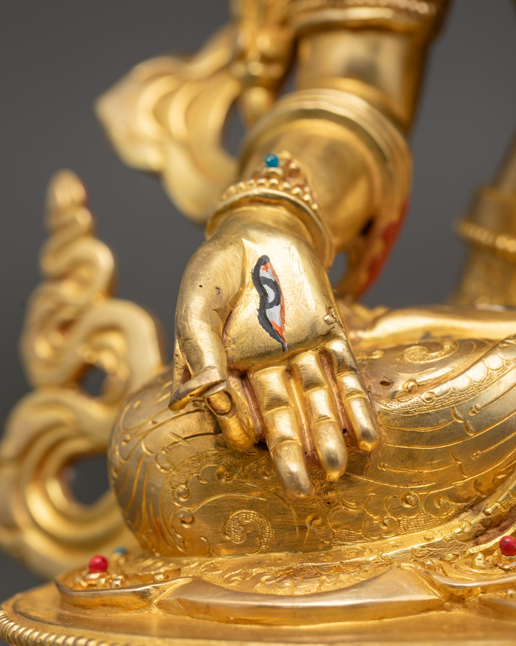 Buddhist White Tara Sculpture for Wisdom and Peace