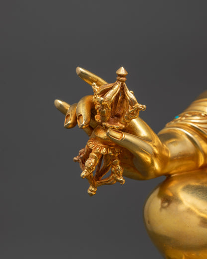 Exquisite Guru Padmasambhava Sculpture | High-Quality Himalayan Art