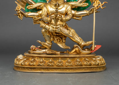 Vajrakilaya Yab-Yum Statue for Protection & Removal of Obstacles