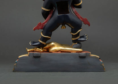 Black Dzambhala Statue | Traditional Buddhist Craftsmanship