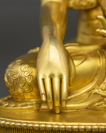Buddha Shakyamuni Statue | Nepalese Artisan-made Meditation Figurine