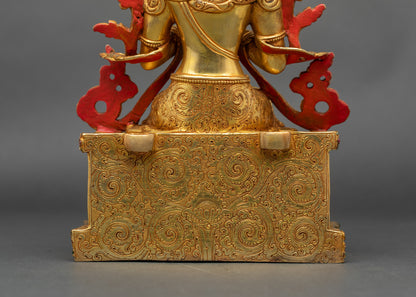 Handcrafted Maitreya Buddha Statue | Authentic Buddhist Artwork