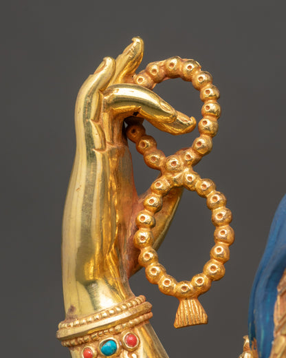 Four-armed Chenrezig Statue | Merciful Bodhisattva Figurine from Nepal