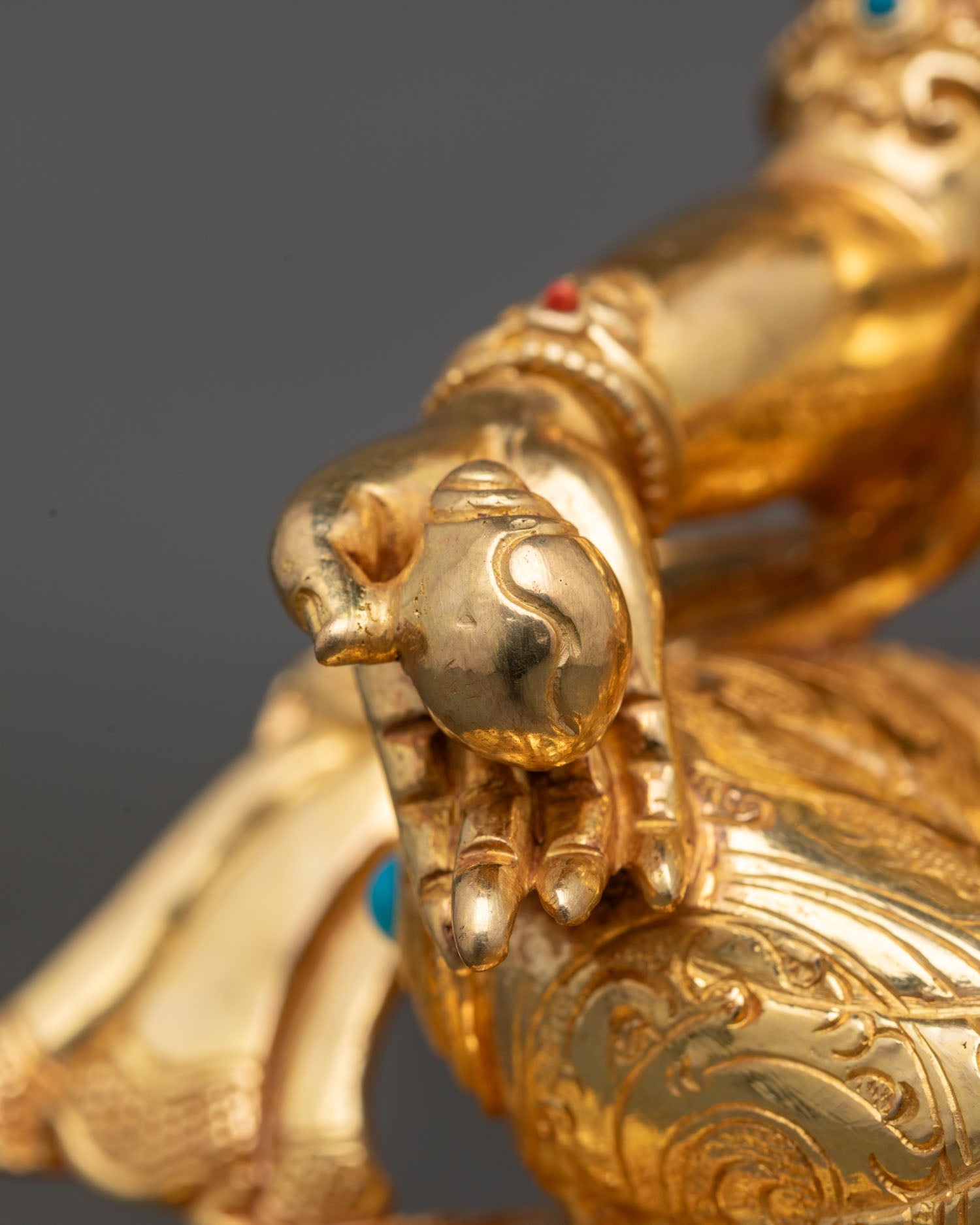 Nepalese Dzambhala | Handcrafted Wealth Deity Sculpture