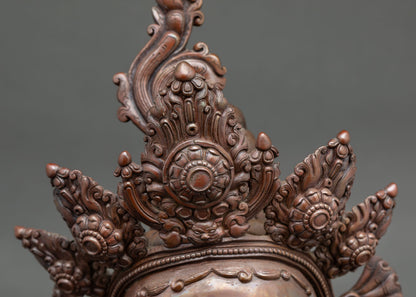 Elegant Green Tara Statue | Traditional Nepalese Craftsmanship