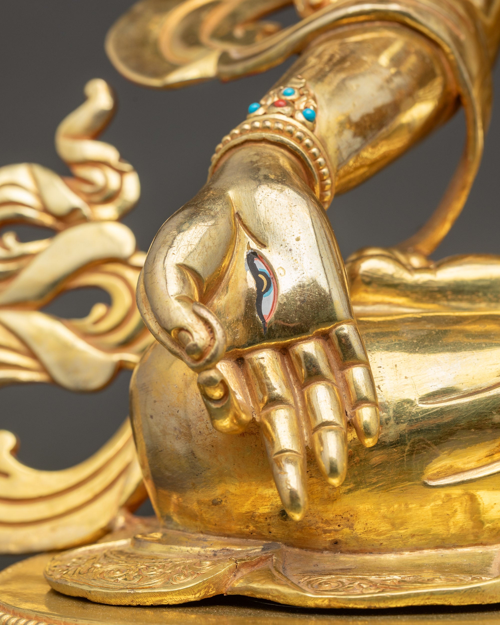 Healing White Tara Altar Statue | Sacred Nepalese Goddess Figurine