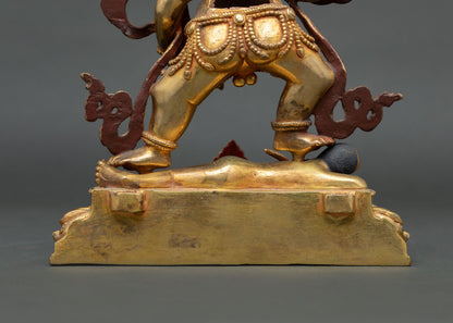 Black Dzambhala Statue | Buddhist Wealth Deity