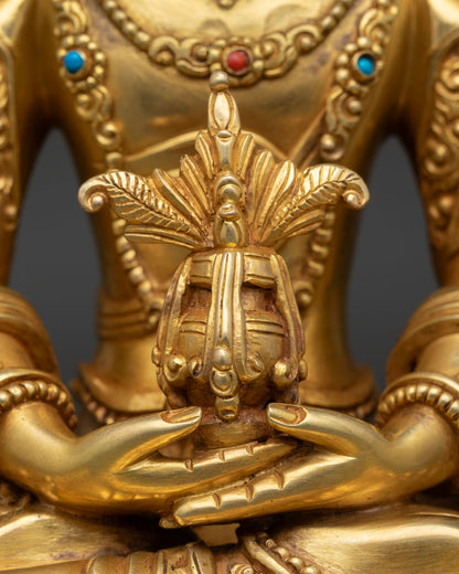 Three Long Life Set – Handmade Buddhist Sculpture from Nepal