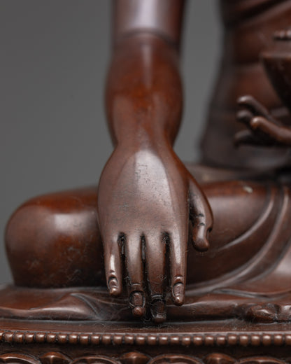 Oxidized Siddhartha Gautama Buddha Sculpture | Tibetan Buddhist Statue