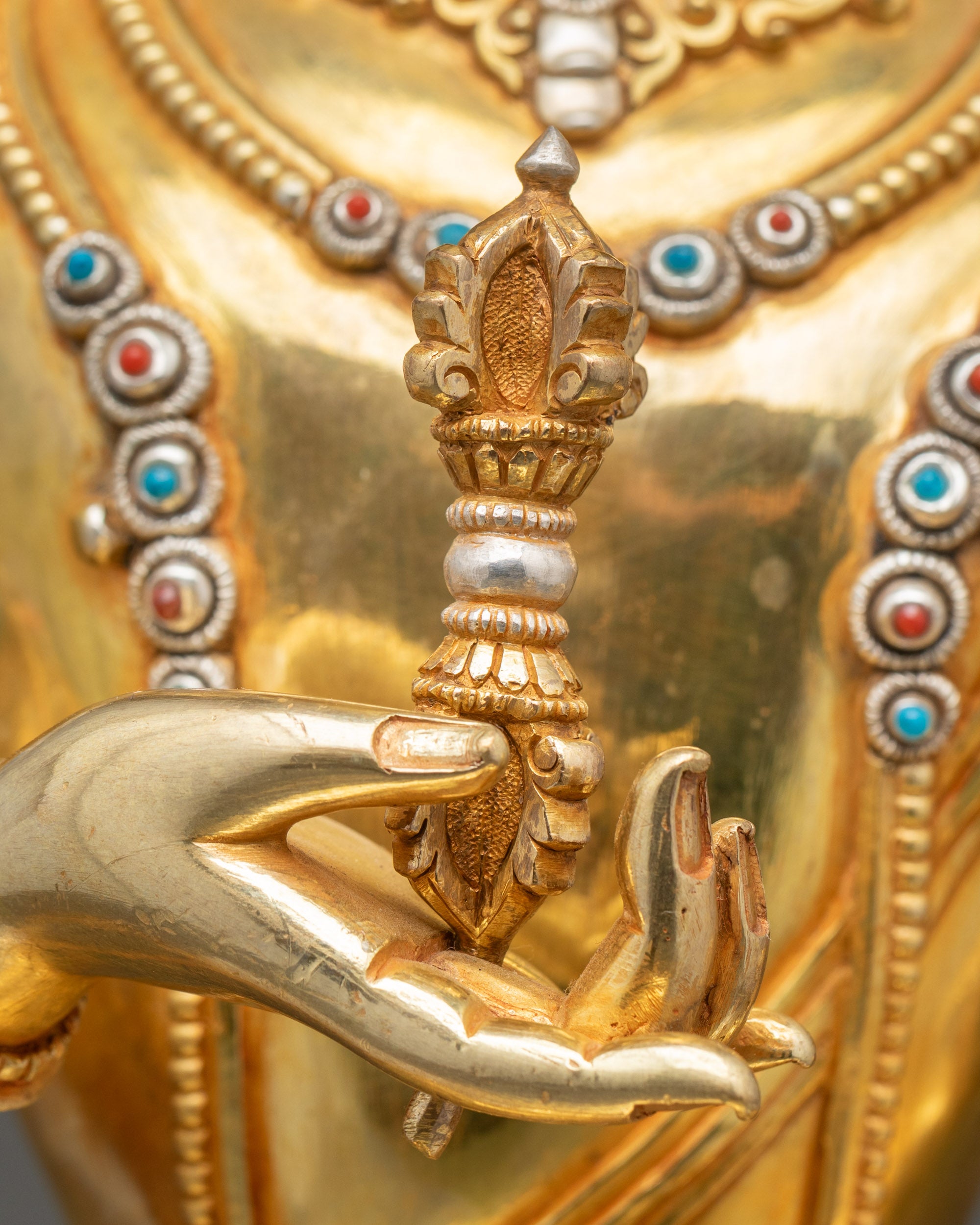 Vajrasattva Statue | Traditional Lost-Wax Nepalese Sculpture