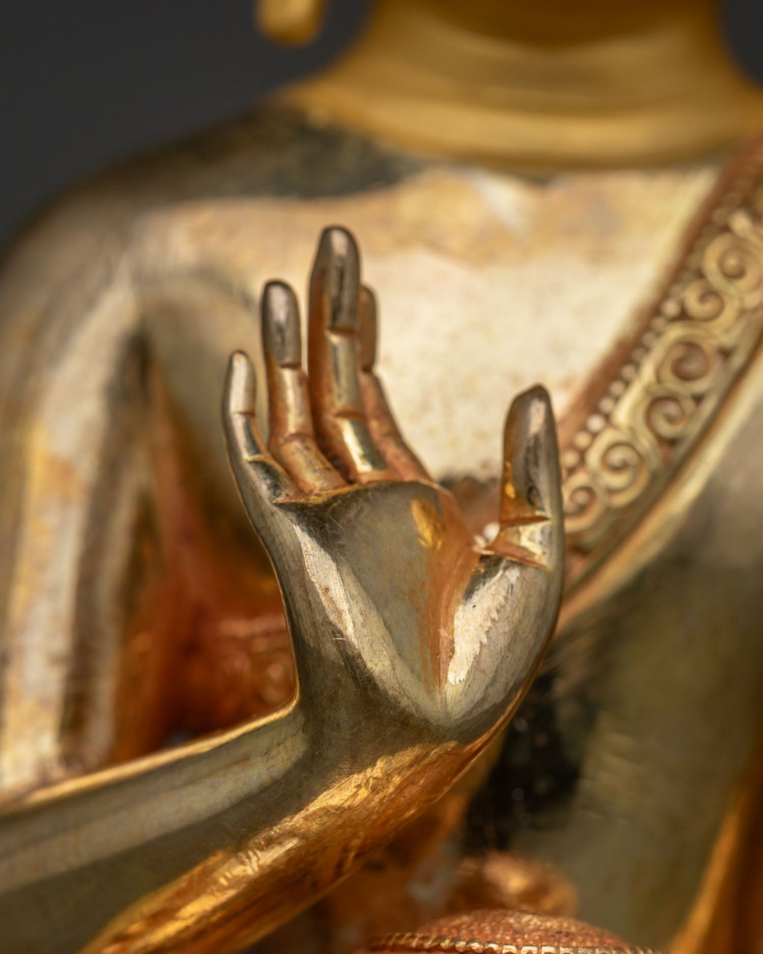 Amoghasiddhi Buddha Statue | Himalayan Buddha of Fearless Action