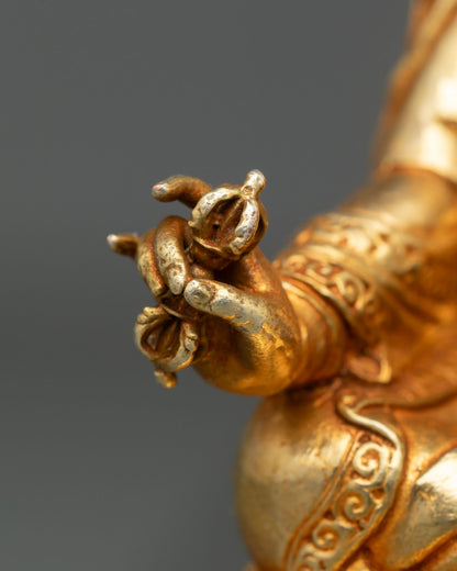 Guru Rinpoche Sculpture | Authentic Newari Crafted Art