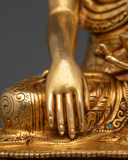 Bodhi Shakyamuni Buddha Sculpture | Ancient Lost-Wax Casted Artwork