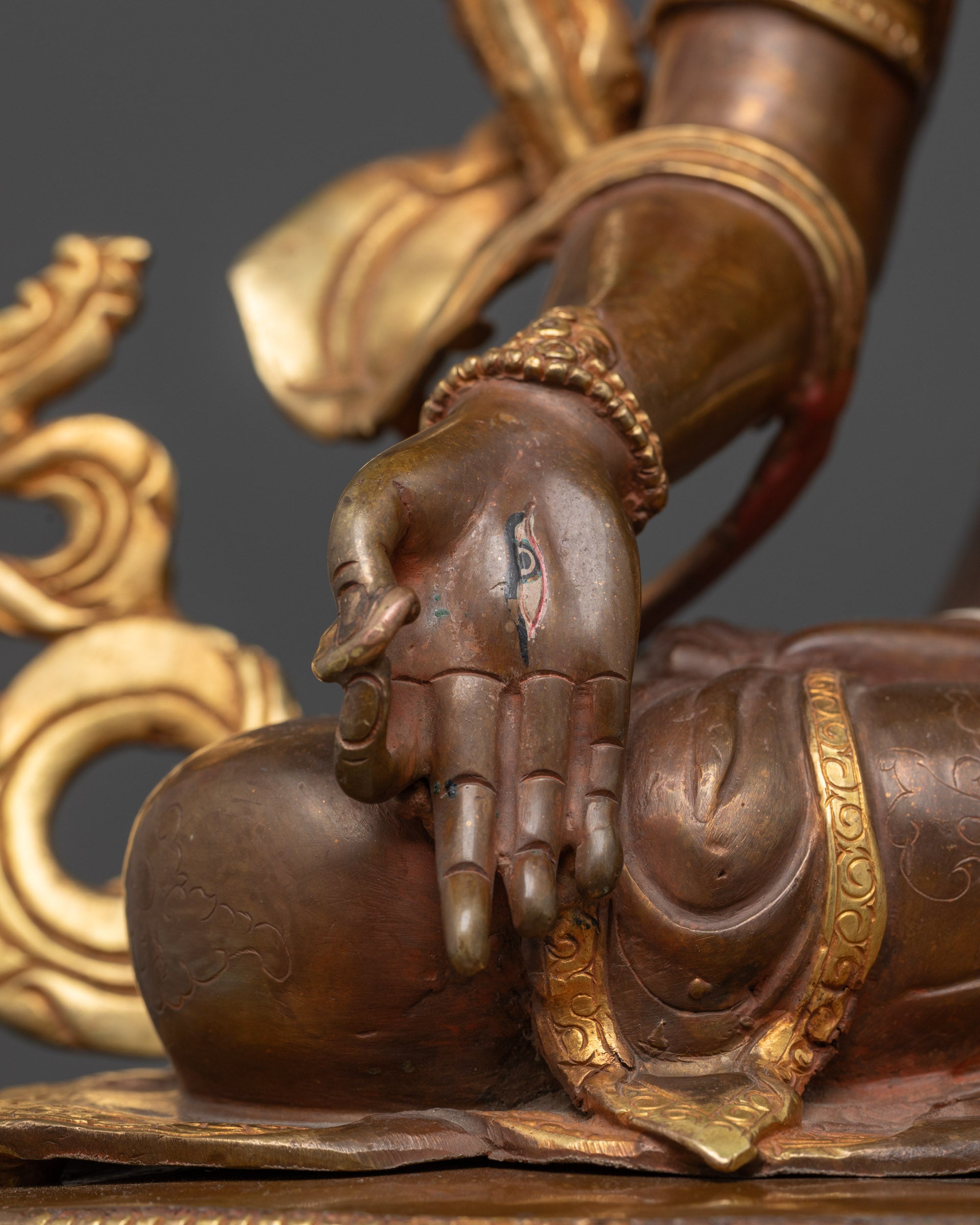 Handcrafted Sapta Lochani White Tara – Tibetan Buddhist Goddess Statue