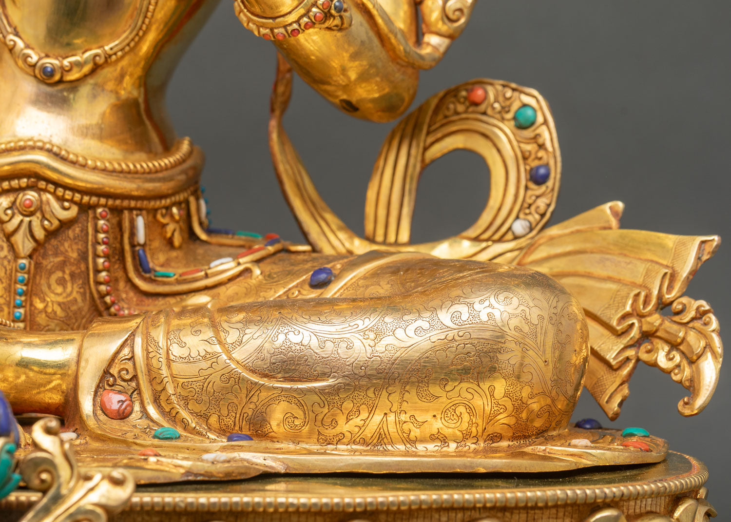 Monumental Green Tara Statue | Handcrafted Nepali Statues