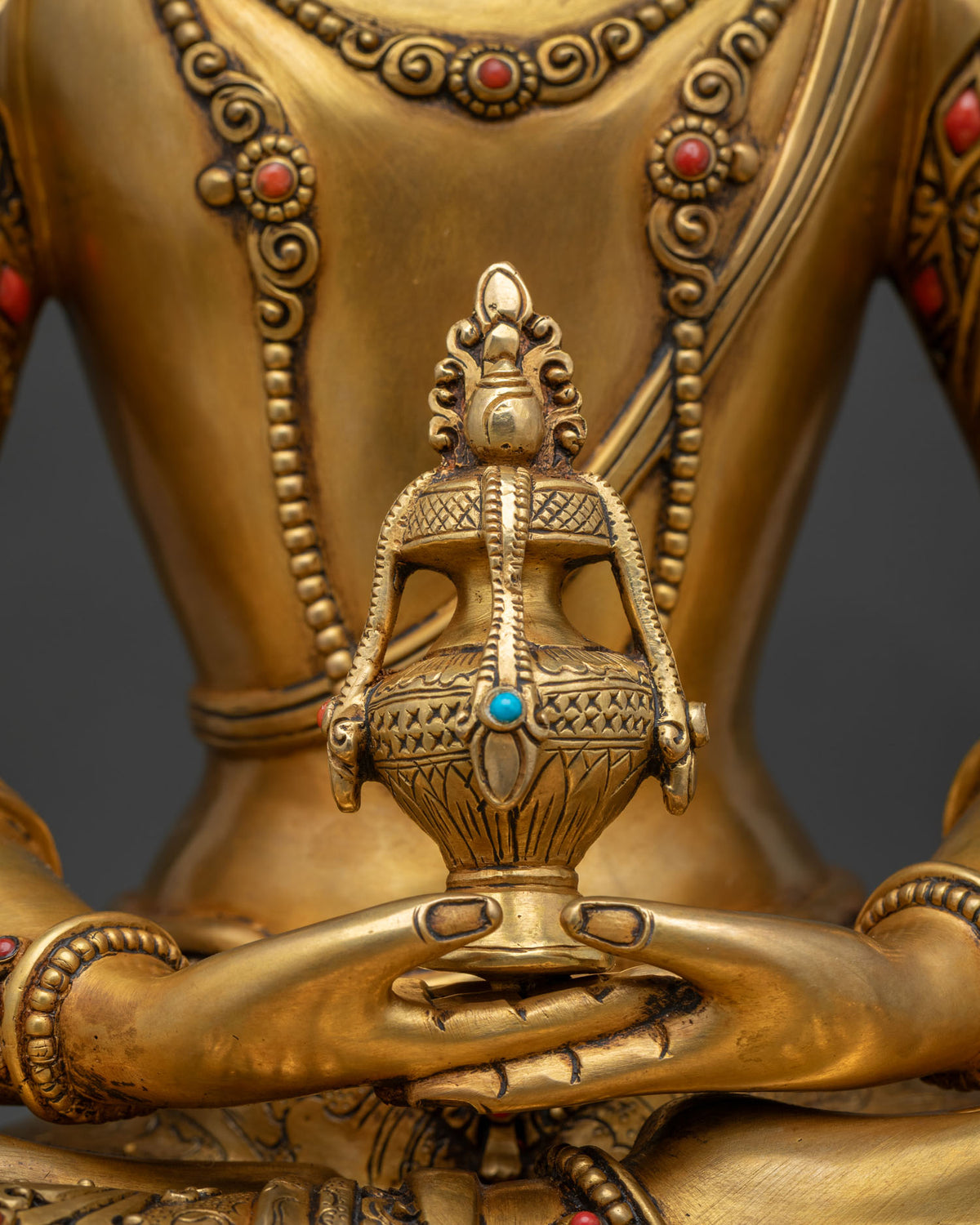 Long-Life Buddha Amitayus Statue | Handicrafted Buddhist Artwork