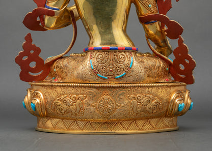 Buy White Tara Statue | Handmade Tibetan Buddhist Sculpture