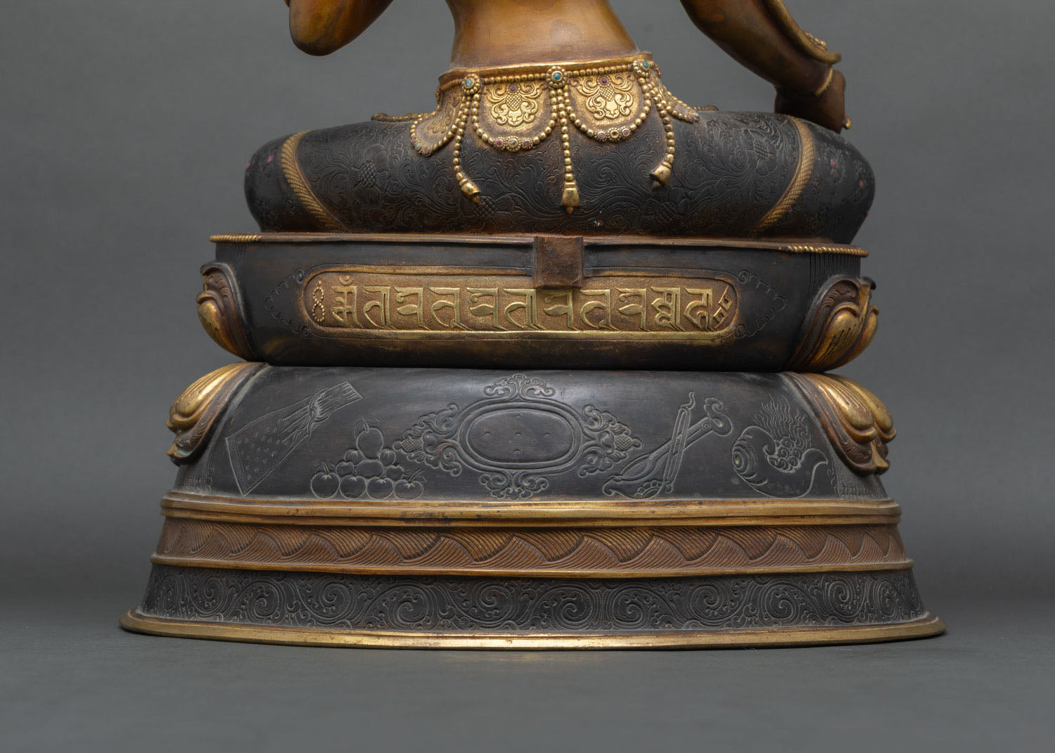 Green Tara Statue for Sale – Copper & Gold Buddhist Artwork