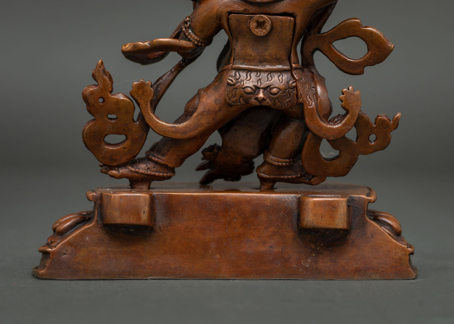 Oxidized Vajrapani Statue | Symbol of Enlightment