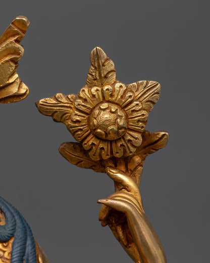 Tibetan four-Armed Buddhist Chenrezig Statue | Avalokiteshvara Sculpture