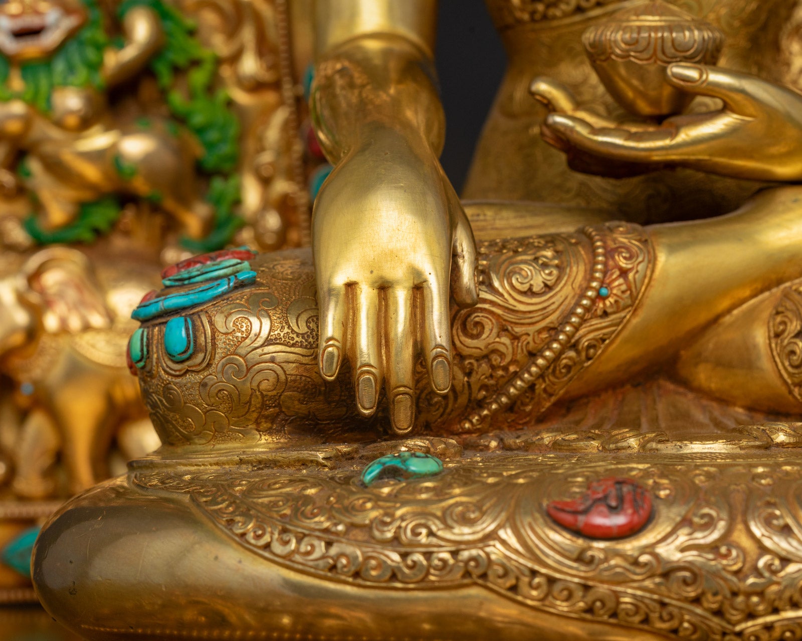 Shakyamuni Buddha Enthroned: Symbol of Enlightenment and Compassion